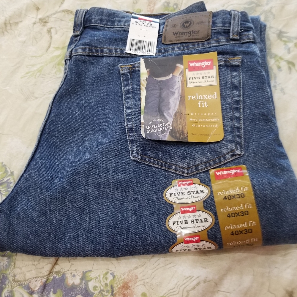 Men's Wrangler jeans 40x30